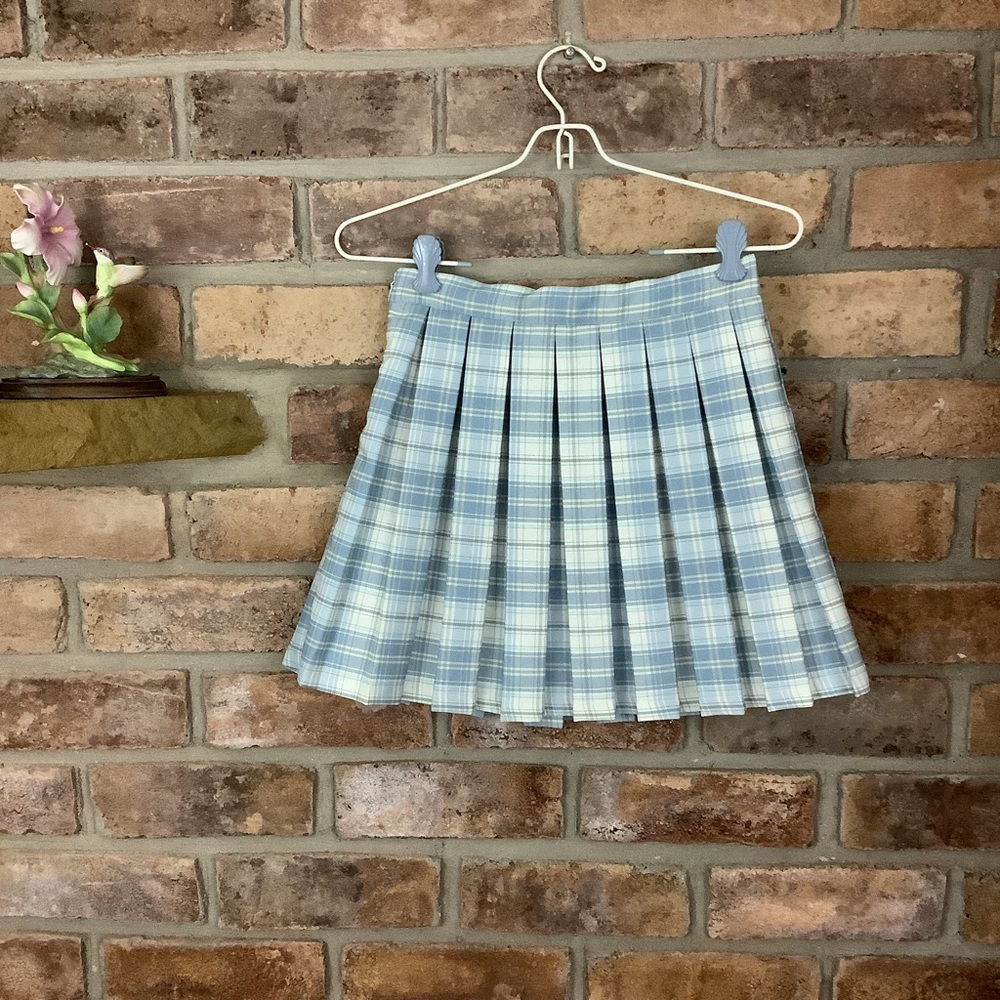 CALI 1850 Pleated Plaid Skirt 137 - Picture 9 of 10